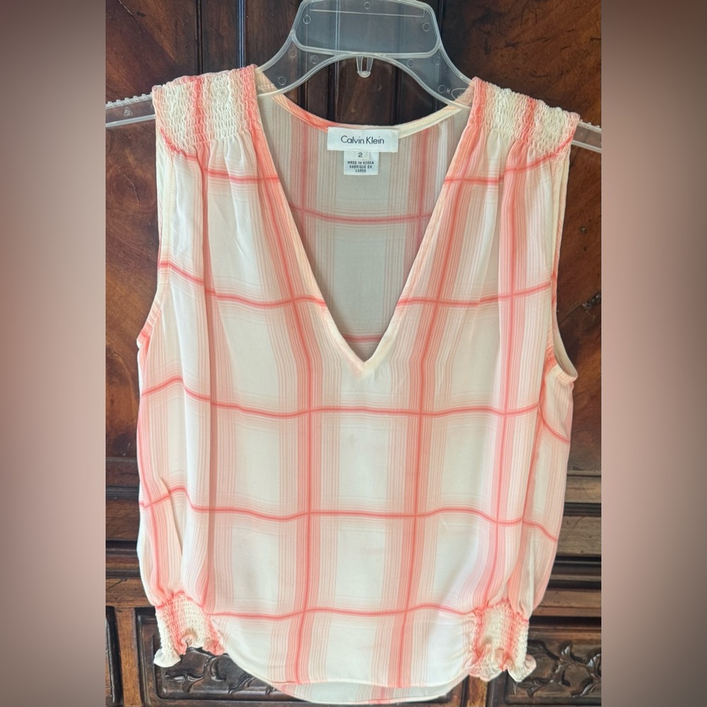 Calvin Klein Women's Coral Blouse